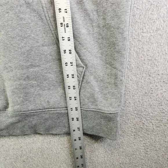 Jordan Hoodie Mens M Gray Flight Air Essentials Fleece Pullover Jumpman - Picture 11 of 14
